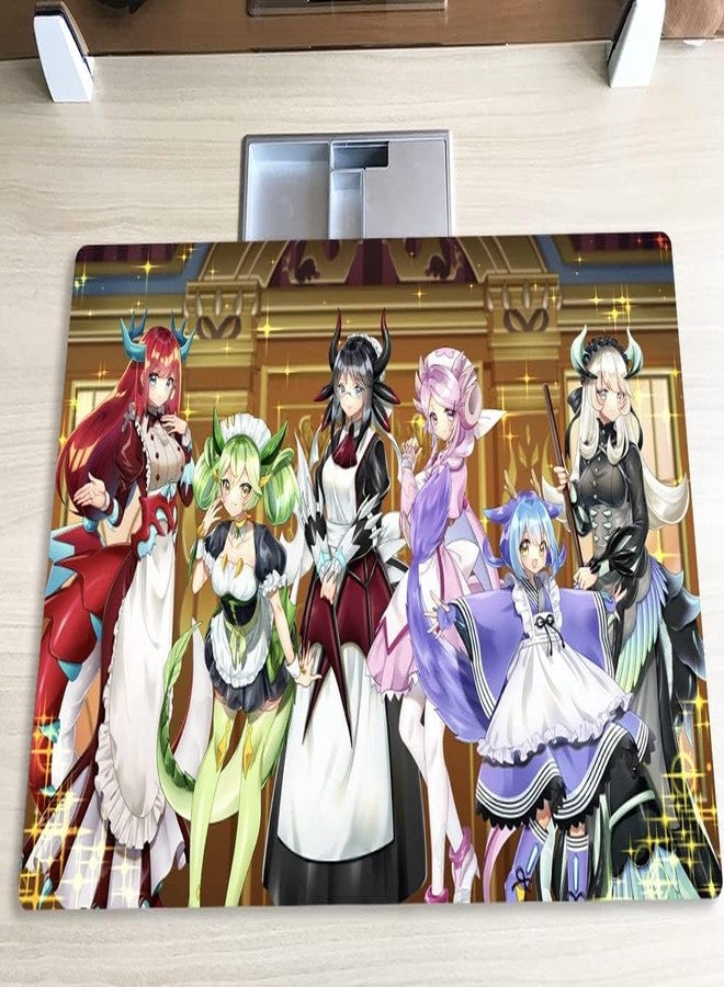 Mlikemat New Duel Playmat Dragonmaid Deck TCG CCG Trading Card Game Mat + Free Bag - Image 3